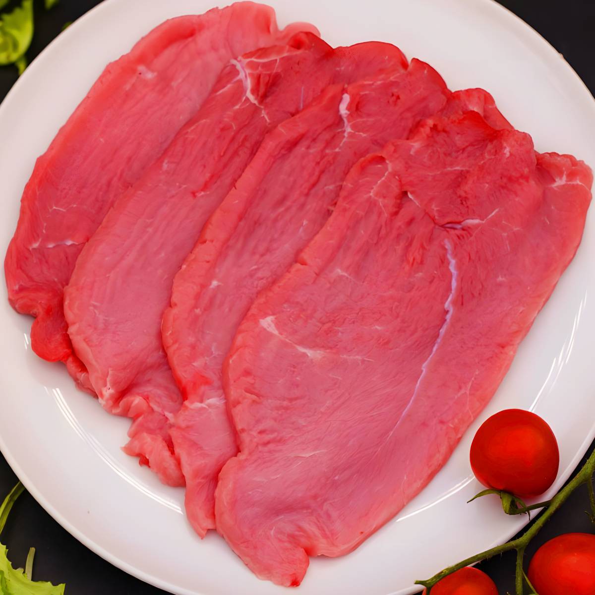 Fettine di Fesa per Cotolette di Bovino Biologiche - 1 scelta 1 Fettine di Fesa per Cotolette di Bovino Biologiche - 1 scelta