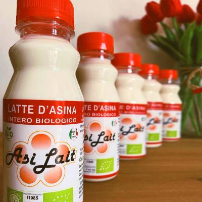 Latte d’asina Biologico intero – da 1,25 Lt = 5 Bott Latte d’asina Biologico intero – da 1,25 Lt = 5 Bott