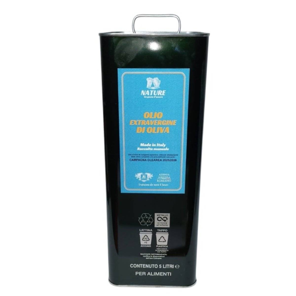 Olio Evo Pugliese - Lattina da 5 Lt 1 Olio Evo Pugliese - Lattina da 5 Lt